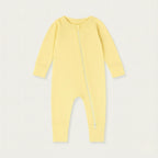 Yellow baby grow flat product only