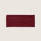 Maroon bamboo headband bow back