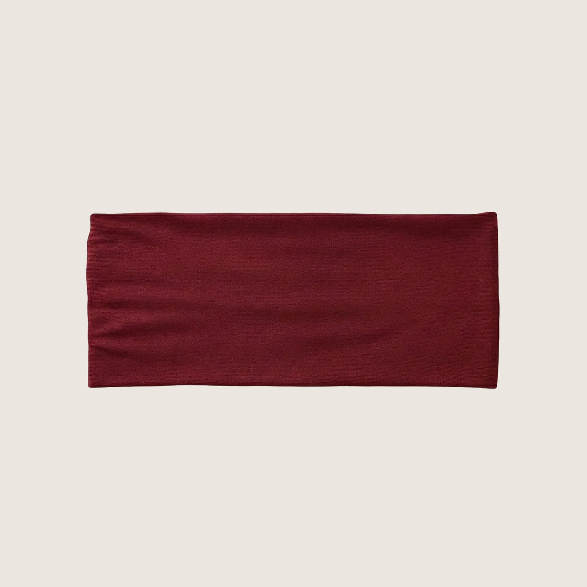 Maroon bamboo headband bow back