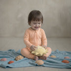 Luxe Bamboo Baby Grow | Coral Sunset