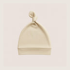 Light brown newborn bamboo baby hat