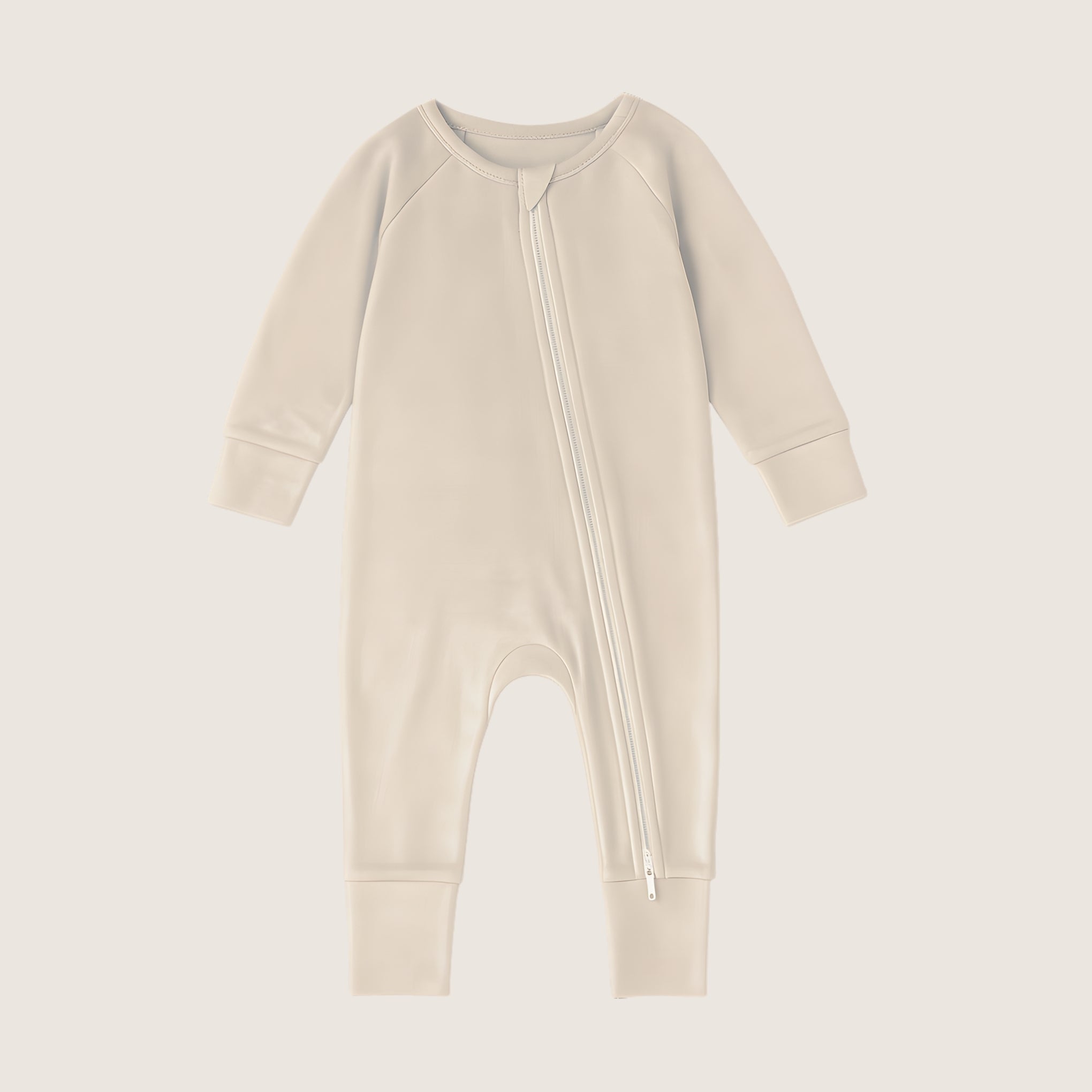 light brown bamboo baby grow