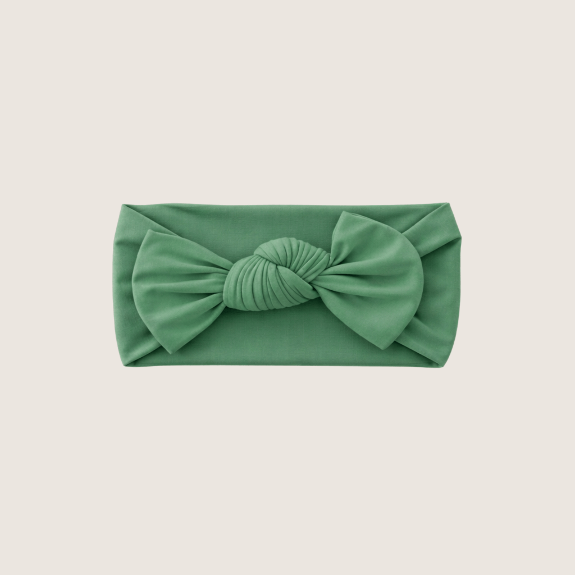 Green bamboo baby bow
