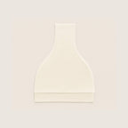 off white newborn baby hat back