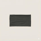 Knotted headband bamboo bow in grey back