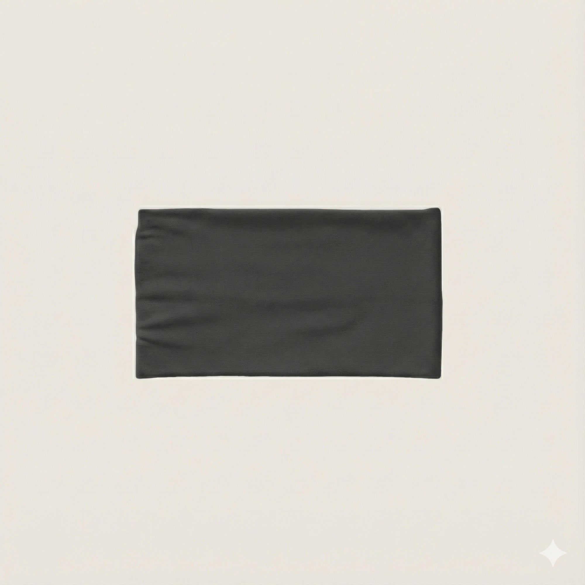 Knotted headband bamboo bow in grey back