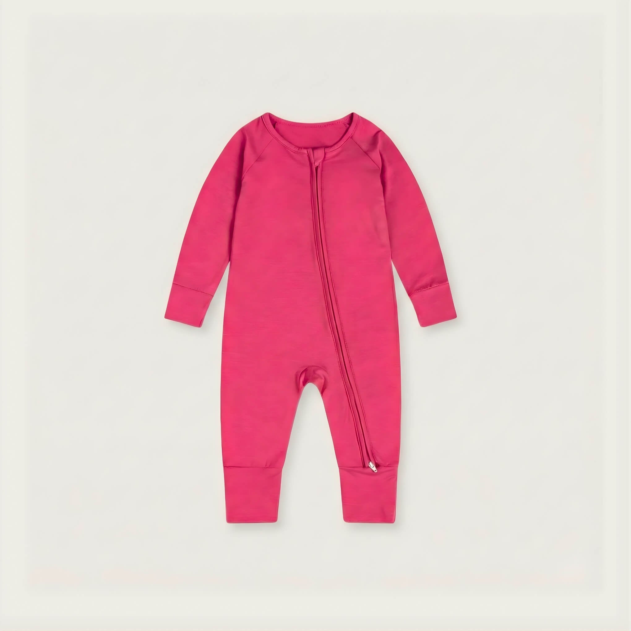 pink bamboo babygrow 