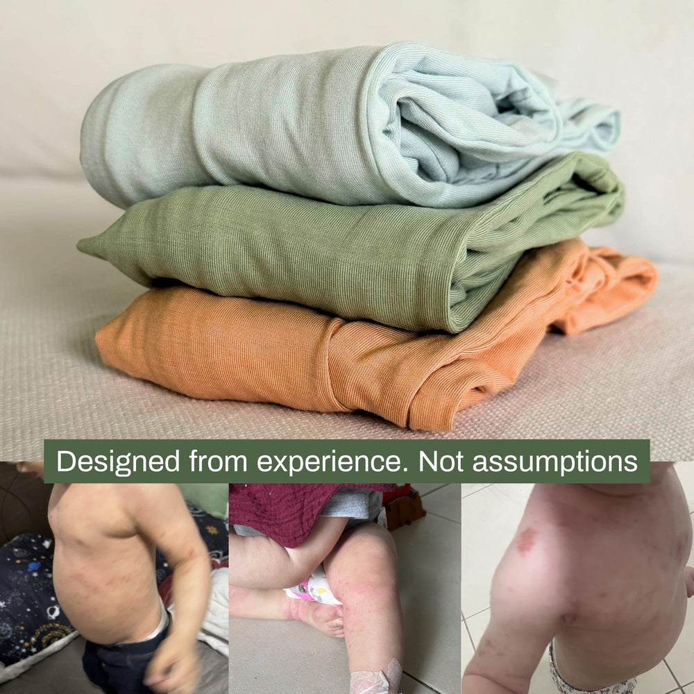Funkii bamboo fabric against baby skin
